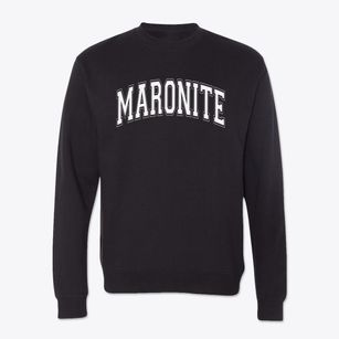 Maronite Catholic Community Of Mobile Varsity Arch Crewneck Sweatshirt