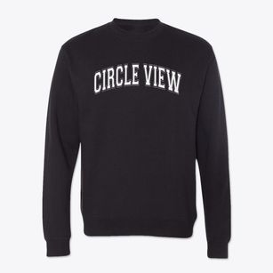 Circle View Elementary School Varsity Arch Crewneck Sweatshirt