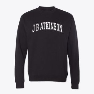 J B Atkinson Elementary School Varsity Arch Crewneck Sweatshirt