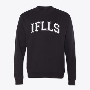 Institute Family Life Learning School Varsity Arch Crewneck Sweatshirt