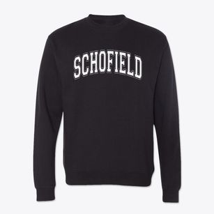 Schofield Elementary School Varsity Arch Crewneck Sweatshirt