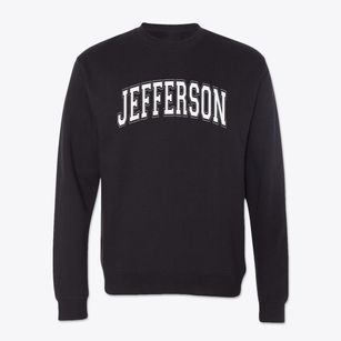 Jefferson Elementary School Varsity Arch Crewneck Sweatshirt