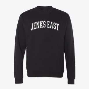 Jenks East Elementary School Varsity Arch Crewneck Sweatshirt