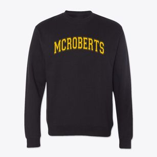 Mcroberts Elementary School Varsity Arch Crewneck Sweatshirt