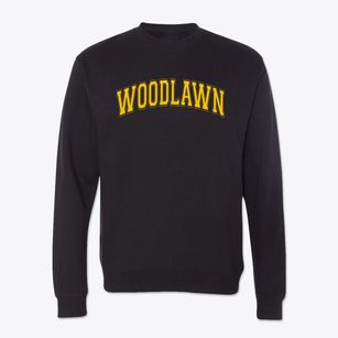 University Of Chicago Woodlawn Charter School Varsity Arch Crewneck Sweatshirt