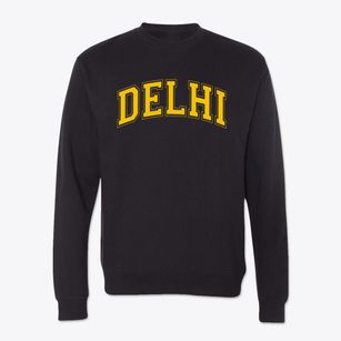 Delhi Elementary School Varsity Arch Crewneck Sweatshirt