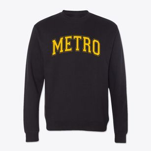 Metro Catholic Parish School Varsity Arch Crewneck Sweatshirt