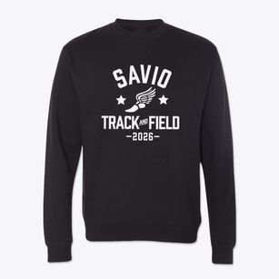 St. Dominic Savio Catholic High School Track and Field Crewneck Sweatshirt
