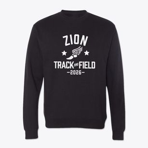 Zion Academy Track and Field Crewneck Sweatshirt
