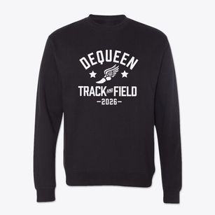 Dequeen Elementary School Track and Field Crewneck Sweatshirt
