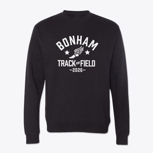 Bonham Middle School Track and Field Crewneck Sweatshirt