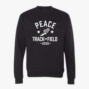 Peace Lutheran School Track and Field Crewneck Sweatshirt