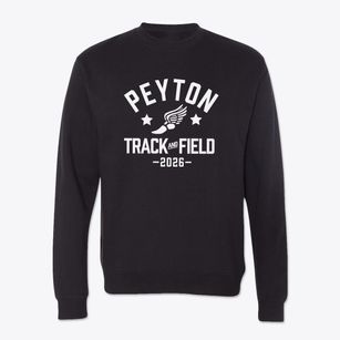 Peyton Elementary School Track and Field Crewneck Sweatshirt