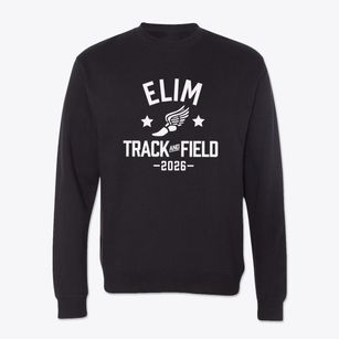 Elim Christian Academy Track and Field Crewneck Sweatshirt