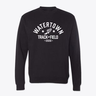 Watertown High School Track and Field Crewneck Sweatshirt