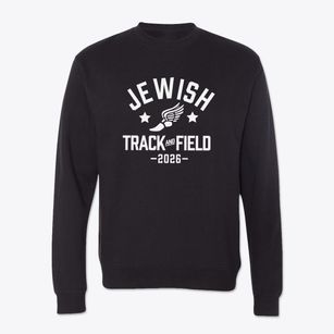 Jewish Community High School Track and Field Crewneck Sweatshirt