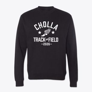 Cholla Elementary School Track and Field Crewneck Sweatshirt