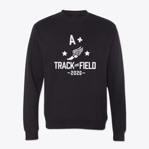 A+ Charter School Track and Field Crewneck Sweatshirt