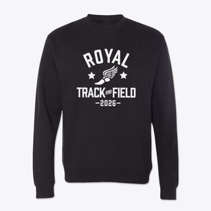 Royal Elementary School Track and Field Crewneck Sweatshirt