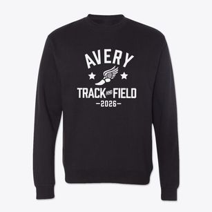 Avery Elementary School Track and Field Crewneck Sweatshirt