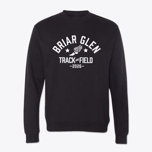 Briar Glen Elementary School Track and Field Crewneck Sweatshirt