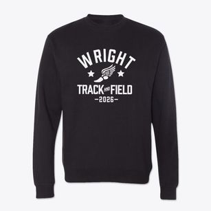 Wright Elementary School Track and Field Crewneck Sweatshirt