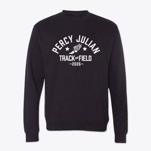 Percy Julian Middle School Track and Field Crewneck Sweatshirt