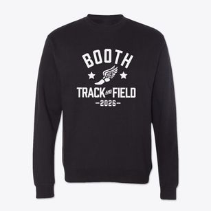 Booth Elementary School Track and Field Crewneck Sweatshirt