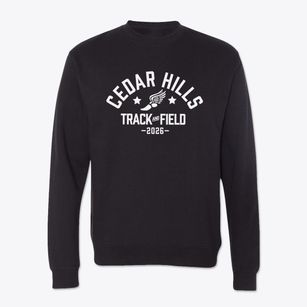 Cedar Hills School Track and Field Crewneck Sweatshirt