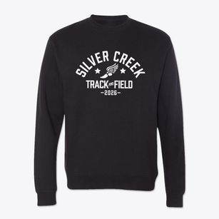 Silver Creek Junior High School Track and Field Crewneck Sweatshirt