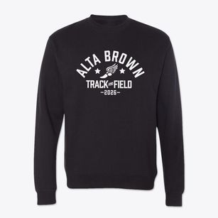 Alta Brown Elementary School Track and Field Crewneck Sweatshirt