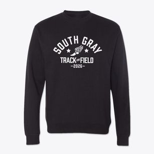 South Gray High School Track and Field Crewneck Sweatshirt