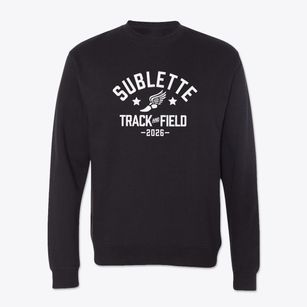 Sublette High School Track and Field Crewneck Sweatshirt