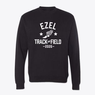 Ezel Elementary School Track and Field Crewneck Sweatshirt