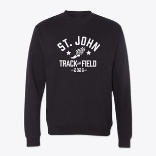 Saint John Elementary Middle School Track and Field Crewneck Sweatshirt