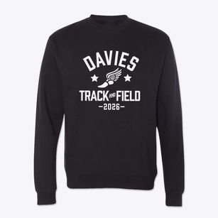 Davies Elementary School Track and Field Crewneck Sweatshirt