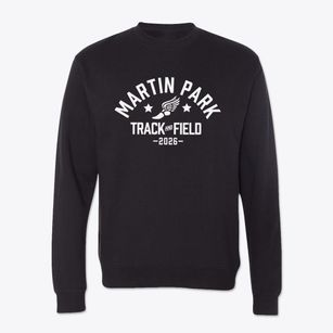 Martin Park Elementary School Track and Field Crewneck Sweatshirt