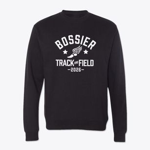 Bossier High School Track and Field Crewneck Sweatshirt