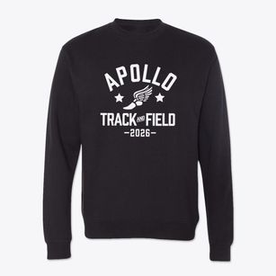 Apollo Elementary School Track and Field Crewneck Sweatshirt