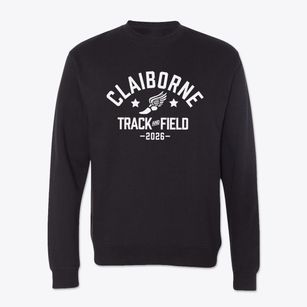 Claiborne Christian School Track and Field Crewneck Sweatshirt