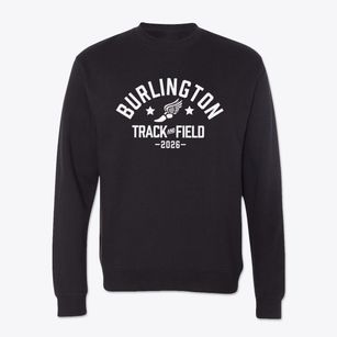 Burlington High School Track and Field Crewneck Sweatshirt