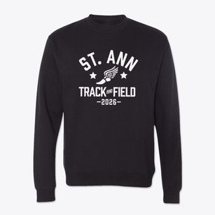 Saint Ann School Track and Field Crewneck Sweatshirt