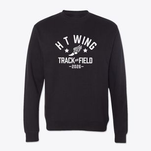 H T Wing Elementary School Track and Field Crewneck Sweatshirt