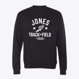 Jones Elementary Middle School Track and Field Crewneck Sweatshirt