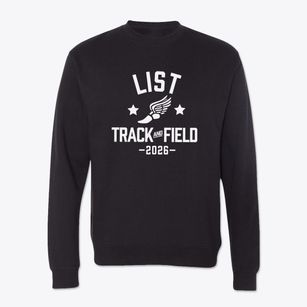 List Elementary School Track and Field Crewneck Sweatshirt