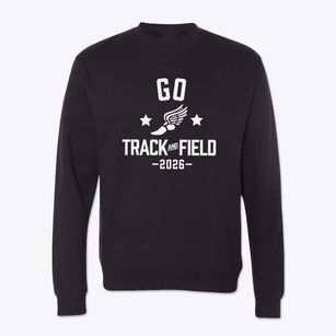 Go Like The Wind School Track and Field Crewneck Sweatshirt