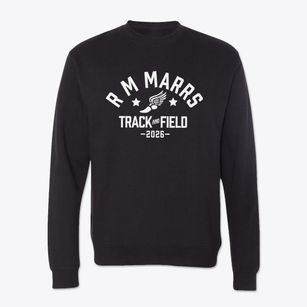 R M Marrs School Track and Field Crewneck Sweatshirt
