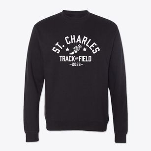 Saint Charles Borromeo School Track and Field Crewneck Sweatshirt