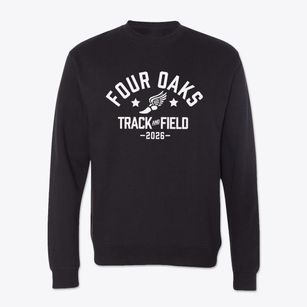 Four Oaks Middle School Track and Field Crewneck Sweatshirt