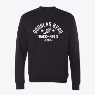 Douglas Byrd Middle School Track and Field Crewneck Sweatshirt